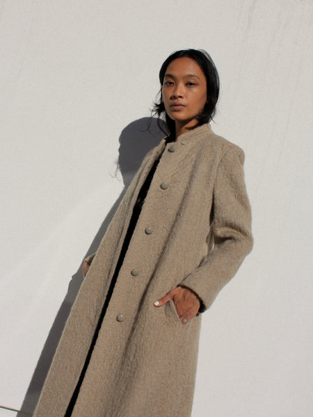 ファッション通販 oll kyoto / Oji mohair coat / écru | www.pro13