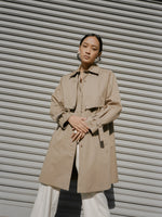 Snap Front Khaki Trench
