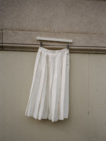 Calvin Klein Pleated Linen Skirt