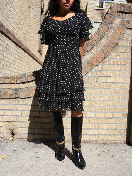 Ungaro Polka Dot Dress – Mirth Vintage