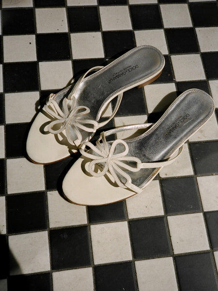 Dolce & Gabbana Patent Sandals (38)
