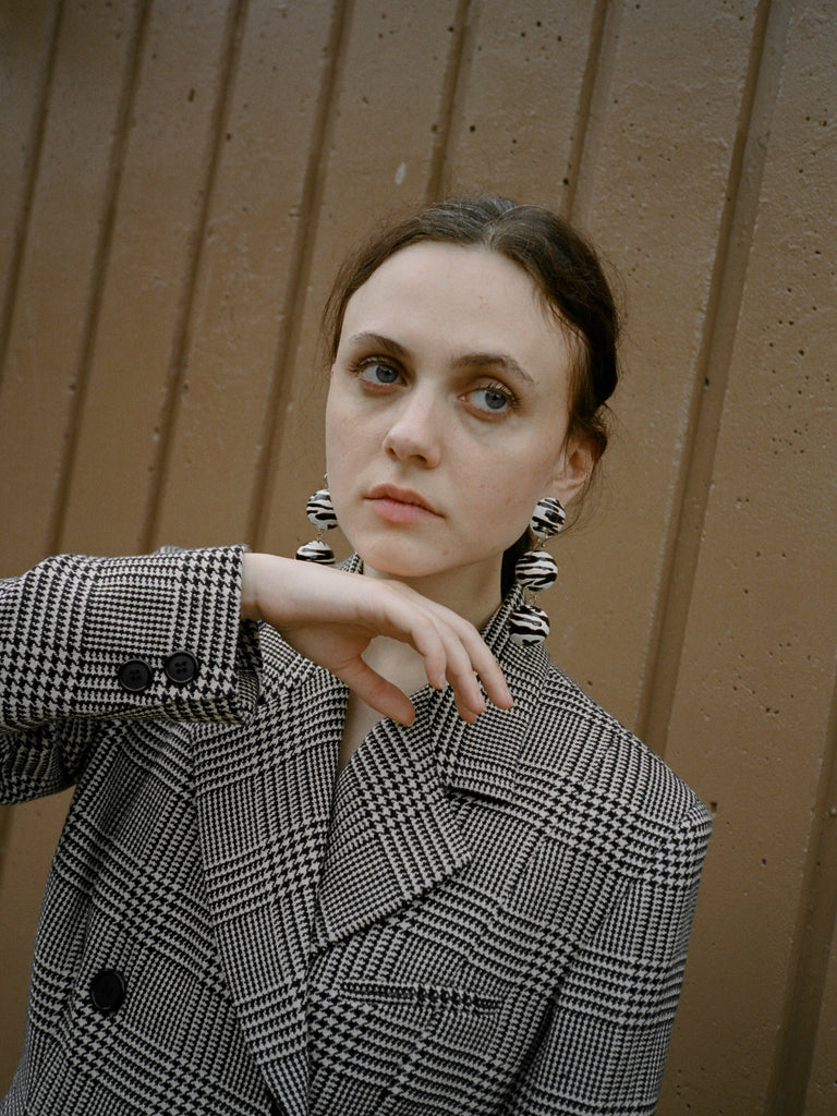 Painted Sphere Earrings