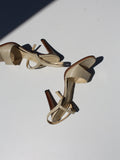 Ivory Heeled Leather Sandals (7)
