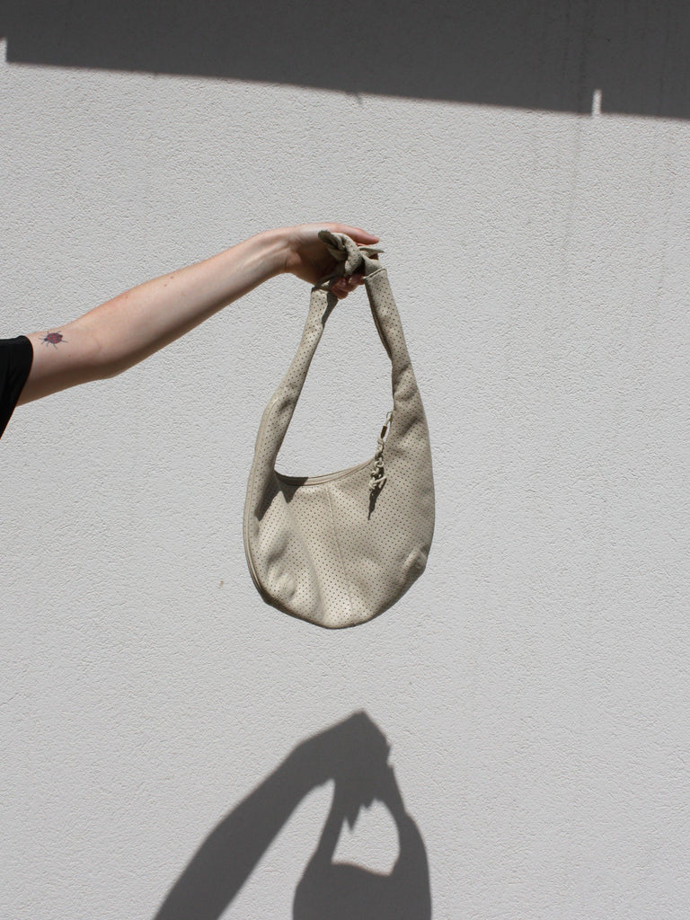 Perforated Leather Handbag