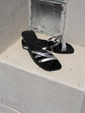 Silver Minimalist Sandals (7.5)