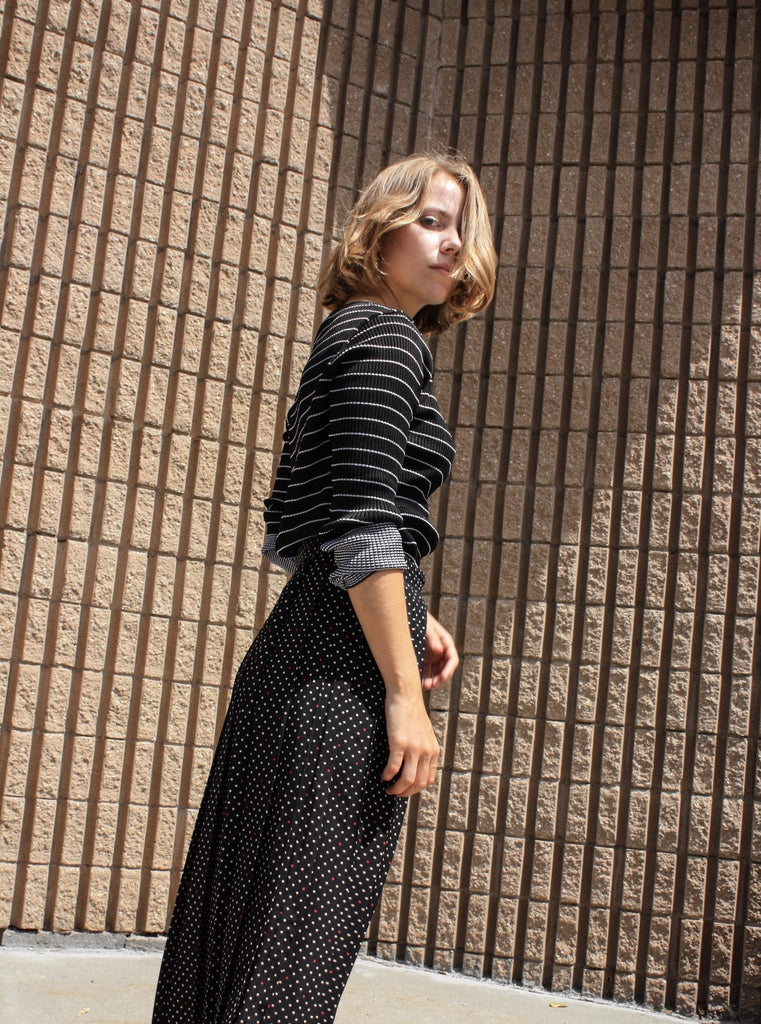 Striped Knit Top