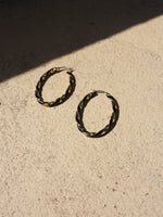 Twisted Sterling Hoops