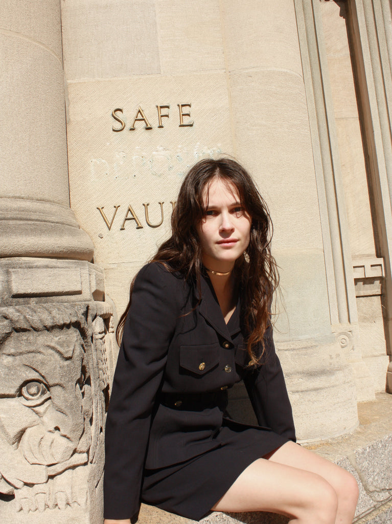 Escada Navy Skirt Suit