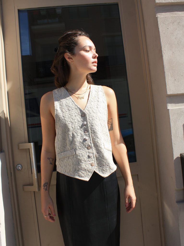 Pierre Cardin Lace Vest