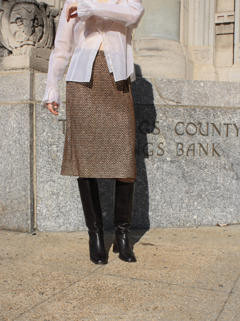 60s Tweed Wool Skirt