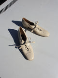 Cream Leather Brogues (9)