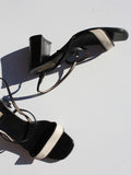 Black & White Armani Sandals (36.5)