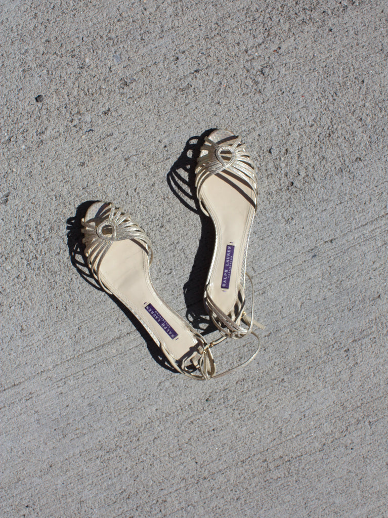 Ralph Lauren Metallic Sandals (7)
