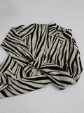 Zebra Silk Shirt