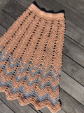 Metallic Crochet Skirt