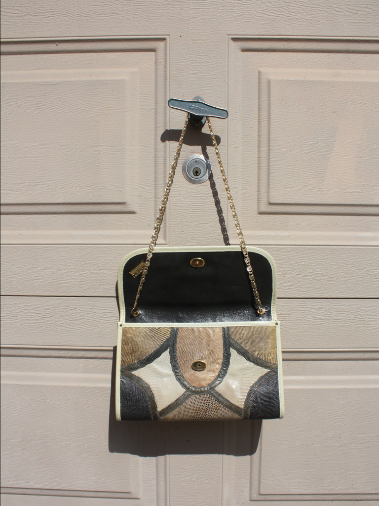 Patchwork Snakeskin Bag