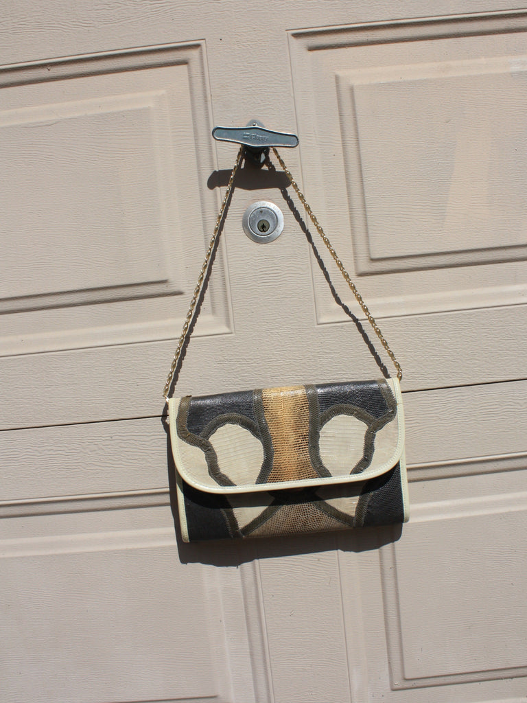 Patchwork Snakeskin Bag